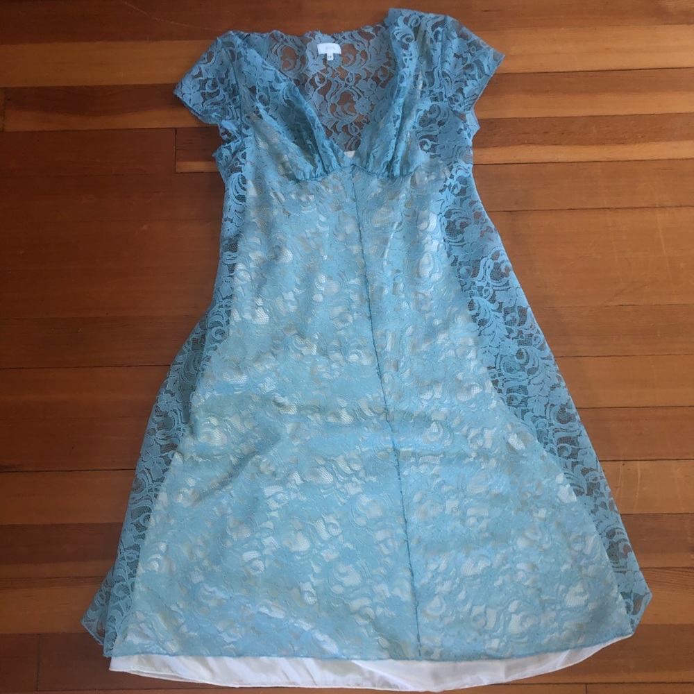 Blue Lace Dress